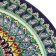 Largan Rishtan ceramics "Patterns", 36 cm, blue