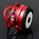 The accessory on the panel, gravitational rings, rotates from the sun, galaxy, red