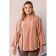 Female blouse, size 52, beige color