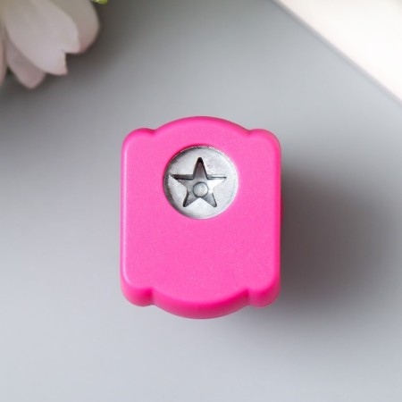The hole -of -the -figable button "Star" d = 1 cm 4.3x4x3 cm mix-4