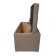 Puff with a lid and weighting, 800 × 400 × 420 mm, Velur Dream, Sand color