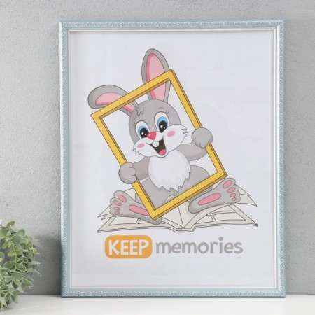 Photo frame Plastic "Vintage" 40x50 cm, blue