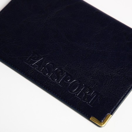 Cover for passport, blue color-2