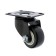 Furniture wheel, d = 65 mm, without brake, black
