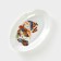 Porcelain dish "Hunting season", d = 31.5 cm, white, mix