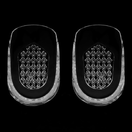 Shoes for shoes, with a tread, silicone, 10 × 6 cm, pair, color transparent-3