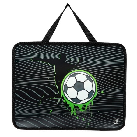 A4 notebook folder on zipper plastic 75mm 330 x 260 PM-A4-26 MAL “September 1: Football”-2