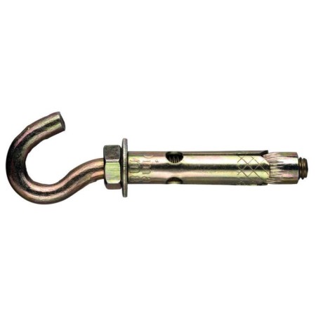 Steelrex anchor bolt, with a hook, galvanized, 8x45 mm, 100 pcs-1