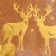 Crafts with gold embossing, round handle, "New Year" 21 x 27 x 11 cm, 120 g