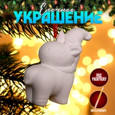 Christmas tree decoration for coloring 