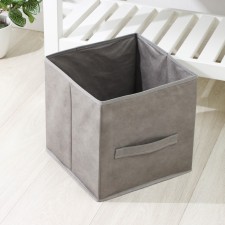Storage box, 28 × 28 × 28 cm, gray color
