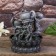 Table fountain with backlight "Little Buddha with a teapot" 25x19.5x19.5 cm