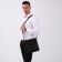 Male bag, black color