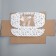 Box a gift team with a window, packaging, "stars", white, 27x10x21 cm