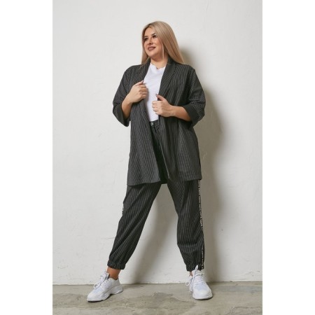 Female trousers, size 68, black color