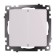 2-clavy switch (mechanism), 250V, 10A, Stekker series Katrin, GLS10-7107-01, white