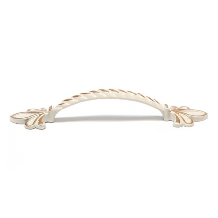 PC175WW/GP handle handle, m/o 96 mm, white with gold-4