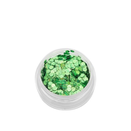 Sequins for the decor Pole "Cat Eye", No. 2 Green