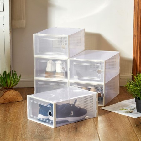 Shoe storage box with a Middle Size shade door, 24 × 33 × 14 cm, 2 pcs-11