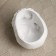Skull stand "Skull with ornament" White, 13x17x11cm