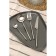 Set of cutting devices Magistro "Column", 4 items, silver color