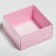 Bearbox under the bento-port with PVC lid, confectionery packaging "Love", 12 x 6 x 11.5 cm