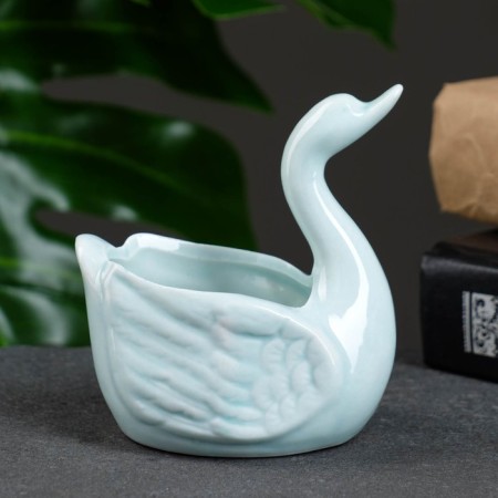 Swans pot of 9x5x7cm, mix-7