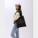 Content-shoper bag without lightning, without lining, black color