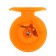 Inertial coil, plastic, diameter 5.5 cm, orange color, 806s