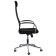 Armchair for the head of Brabix Pilot EX-610 CH Premium, chrome, fabric-plot, black