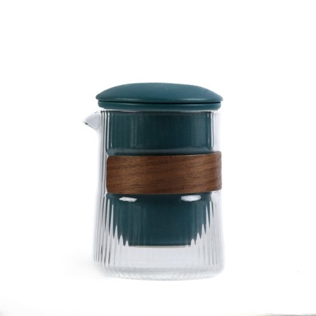 A set for a tea ceremony of 4 items per 2 people: a cup of 55 ml, a kettle 400 ml-3