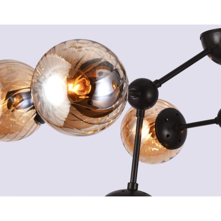 Ceiling chandelier Ambrella Light, Traditional, TR9018, 9HE14, Color Dark Coffee-2