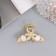 Hair crab "Chloe Galant" flowers, 4 cm, gold