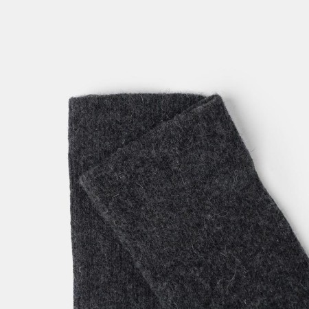 Female stockings from Mongolian wool, black color, size 23-25 ​​(36-42)-1