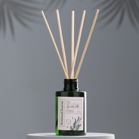 Aromatic diffuser "Ecolife", 100ml, Coconut & Jasmine-1