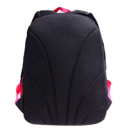 School backpack, 38 x 28 x 18 cm, Grizzly 363, ergonomic back, black/pink RG-363-11_1-5