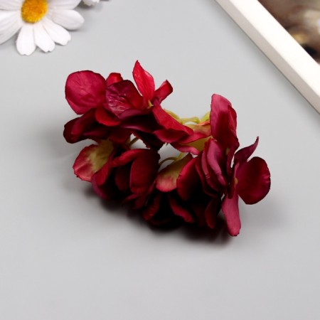 A bud on the leg for decoration "Red violet" d = 5 cm, h = 10 cm-2