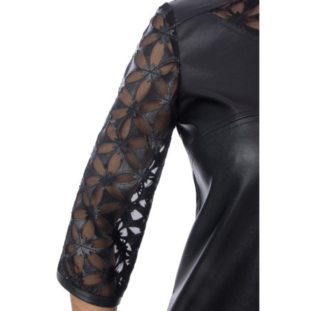 Women's dress, size 42, black color-1
