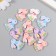 Decor for creativity Plastic "Bunny with a bow in colors" MIX 2.9x2.4 cm