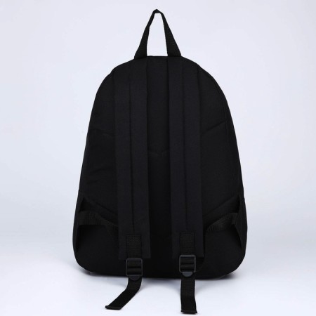 Backpack Bookhound School Textile, with pocket, black/burgundy color-4