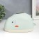 Casket Plastic for napkin "dinosaur" light green 12x12x21 cm