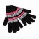 Female gloves, black color, size 18