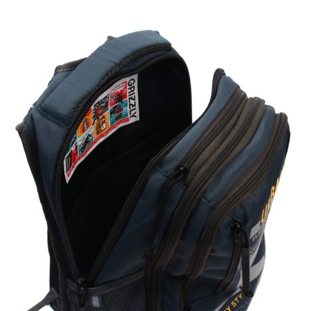 Youth backpack Grizzly, 42 x 31 x 22 cm, ergonomic back, laptop department-11