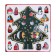 Souvenir "Christmas tree on the stand" (with a gold contour)