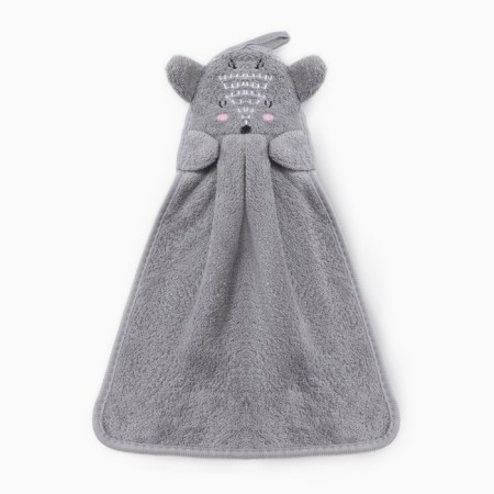 New Year. Kitchen towel "Dolyana" deer 25x34 cm, 280g/m2 microfiber, 100% p/e-1