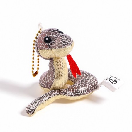 Soft toy "Snake", shiny, on a suspension, 7 cm, color mix-1