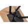Dining stool Polini Home Berlin SM, beige-black color