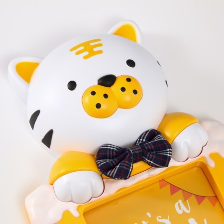 Photo frame plastic 16x11 cm "Tigerok in a cup" yellow 29.5x8x19.5 cm-4
