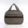 Road bag with lightning, external pocket, beige/brown color