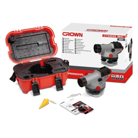 Optical level Crown CT44043 BMC, increase 32 x, 5/8 ", d = 40 mm-2